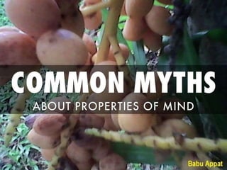 Common myths about mind- Education V Thinking skills