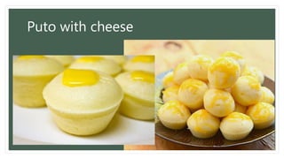 Puto with cheese