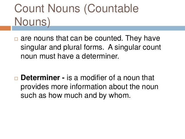 common nouns