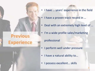 Common phrases in job interview | PPTX