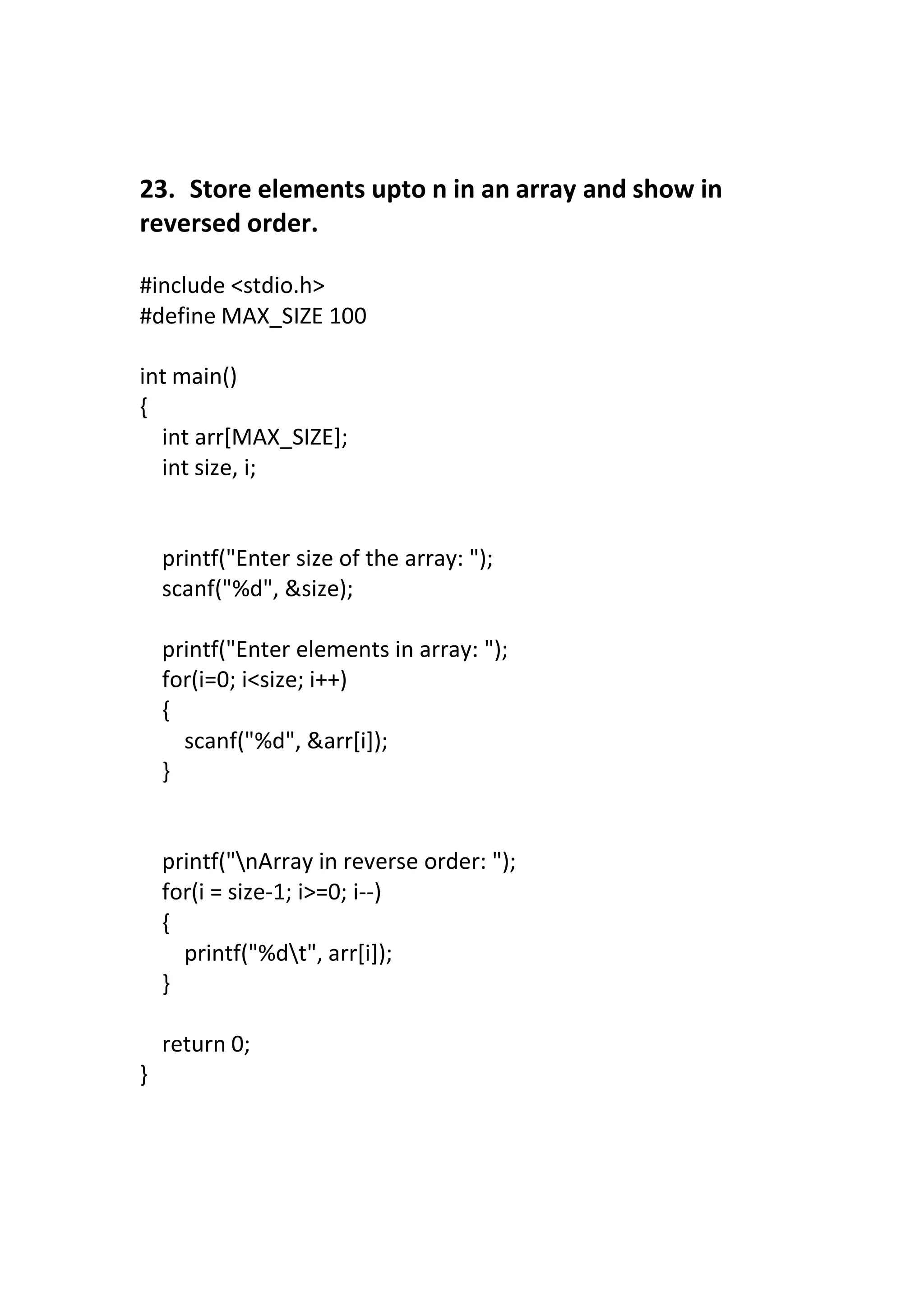 Common problems solving using c | PDF