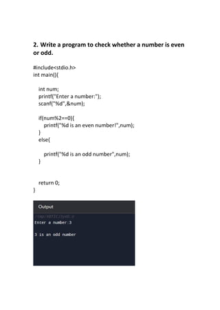 Common problems solving using c | PDF
