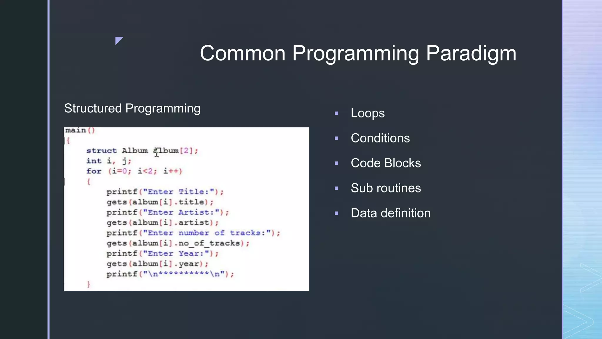 Common Programming Paradigms | PPT