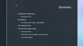 Common Programming Paradigms | PPT