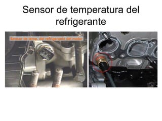 Sensor de temperatura del
refrigerante
Sensor de temp. del refrigerante del motor
 