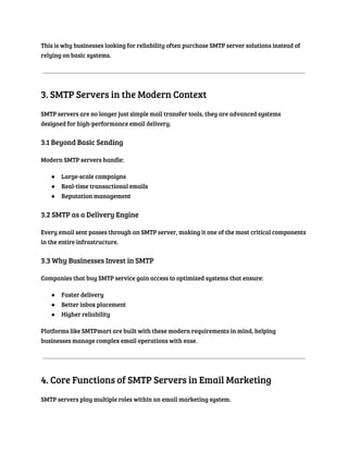 The Critical Role of SMTP Servers in Modern Email Marketing ...
