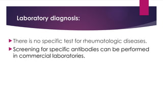 Common Rheumatological Disorders medicine.pptx