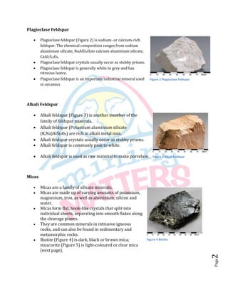 Six Common Rock-Forming Minerals
