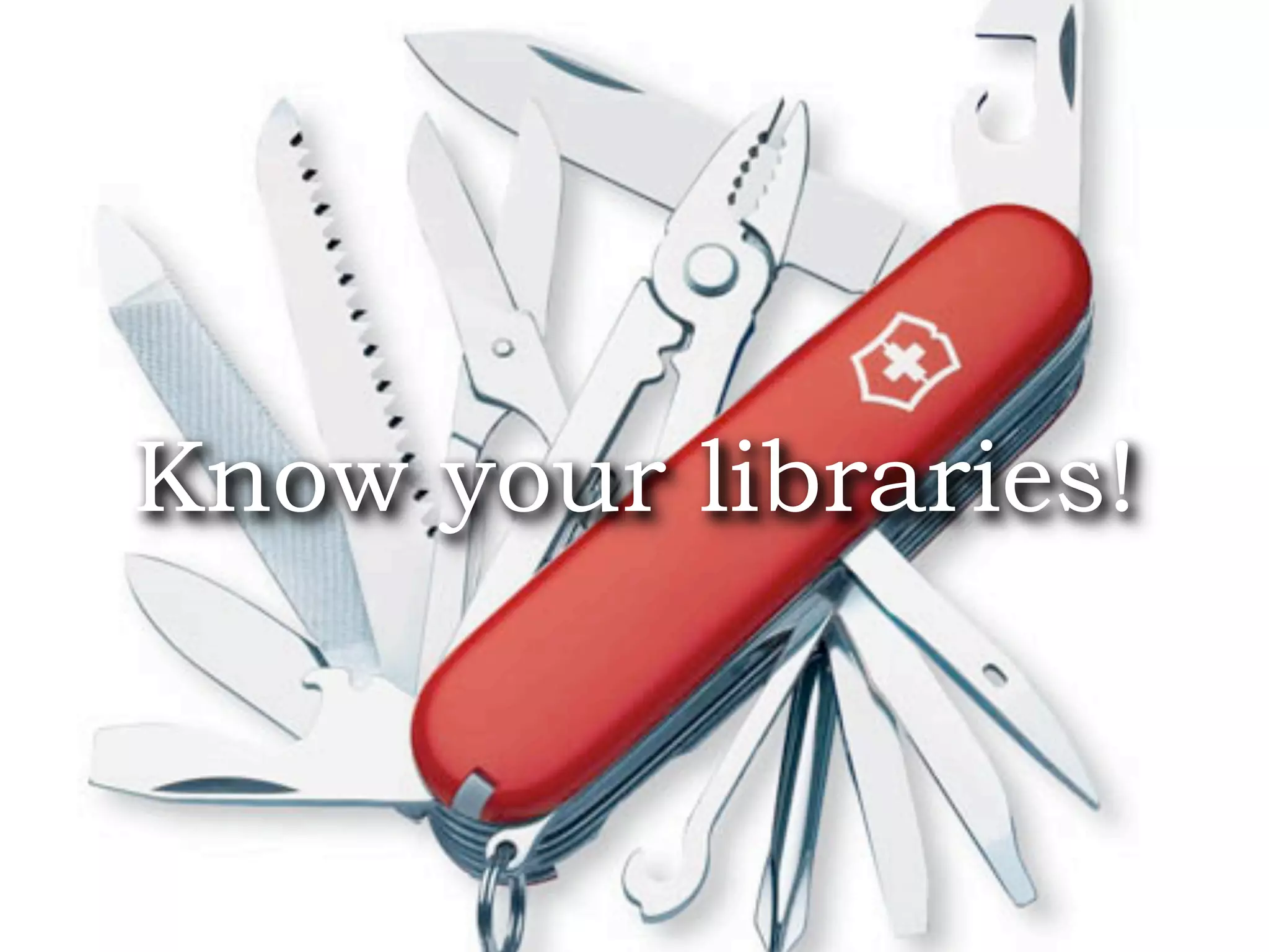 Apache Commons - Don\'t re-invent the wheel