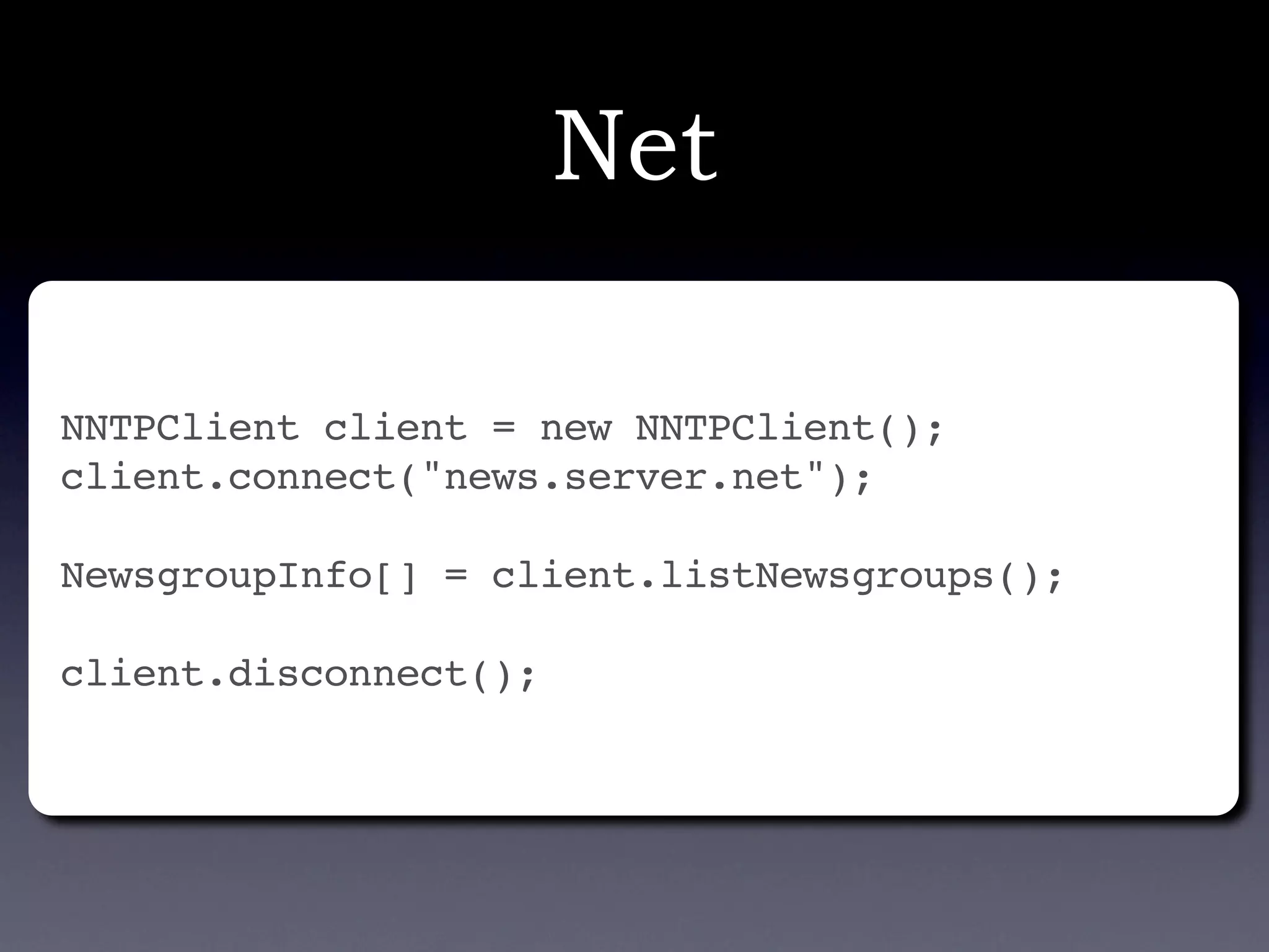 Apache Commons - Don\'t re-invent the wheel
