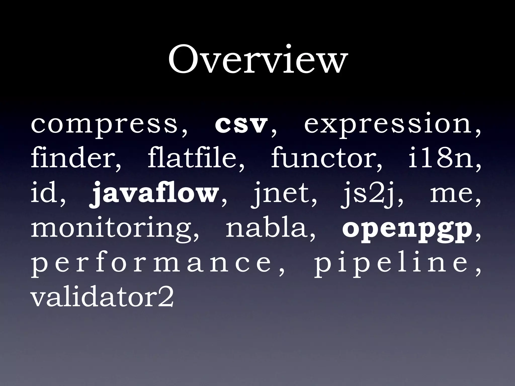 Apache Commons - Don\'t re-invent the wheel
