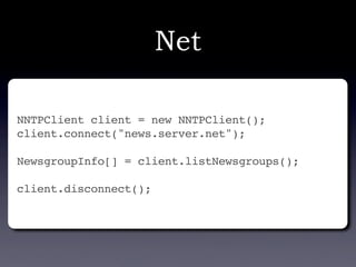 Apache Commons - Don\'t re-invent the wheel