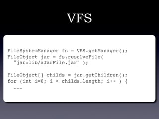 Apache Commons - Don\'t re-invent the wheel