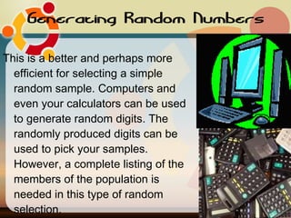 Random sampling calculator - gemsbatman