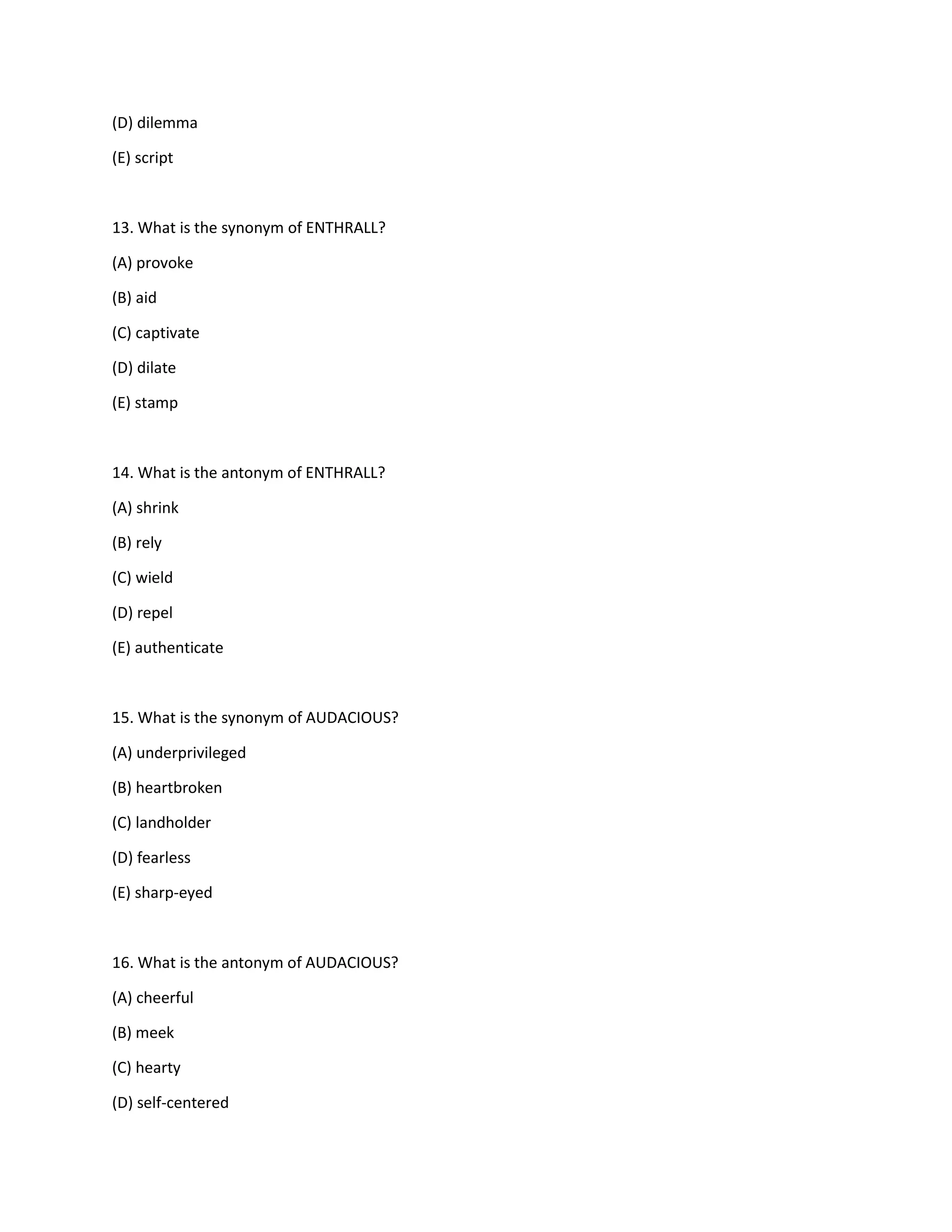 Gre Words Flashcards | PDF