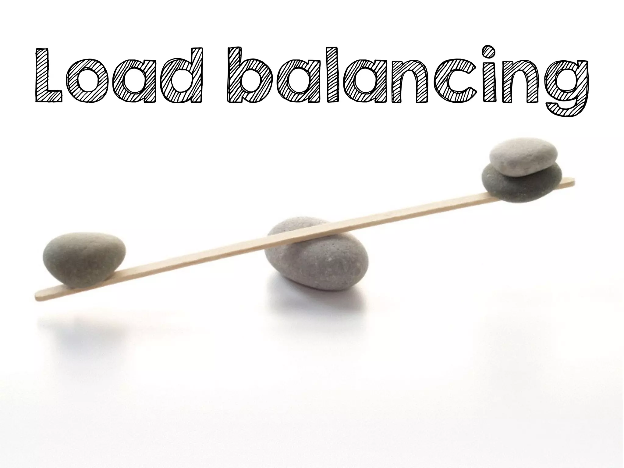 Load balancing
 