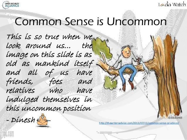 Essay on common sense