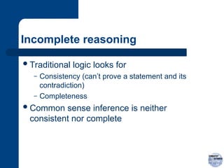 Incomplete Reasoning Common Sense Reasoning for Human Gender.ppt