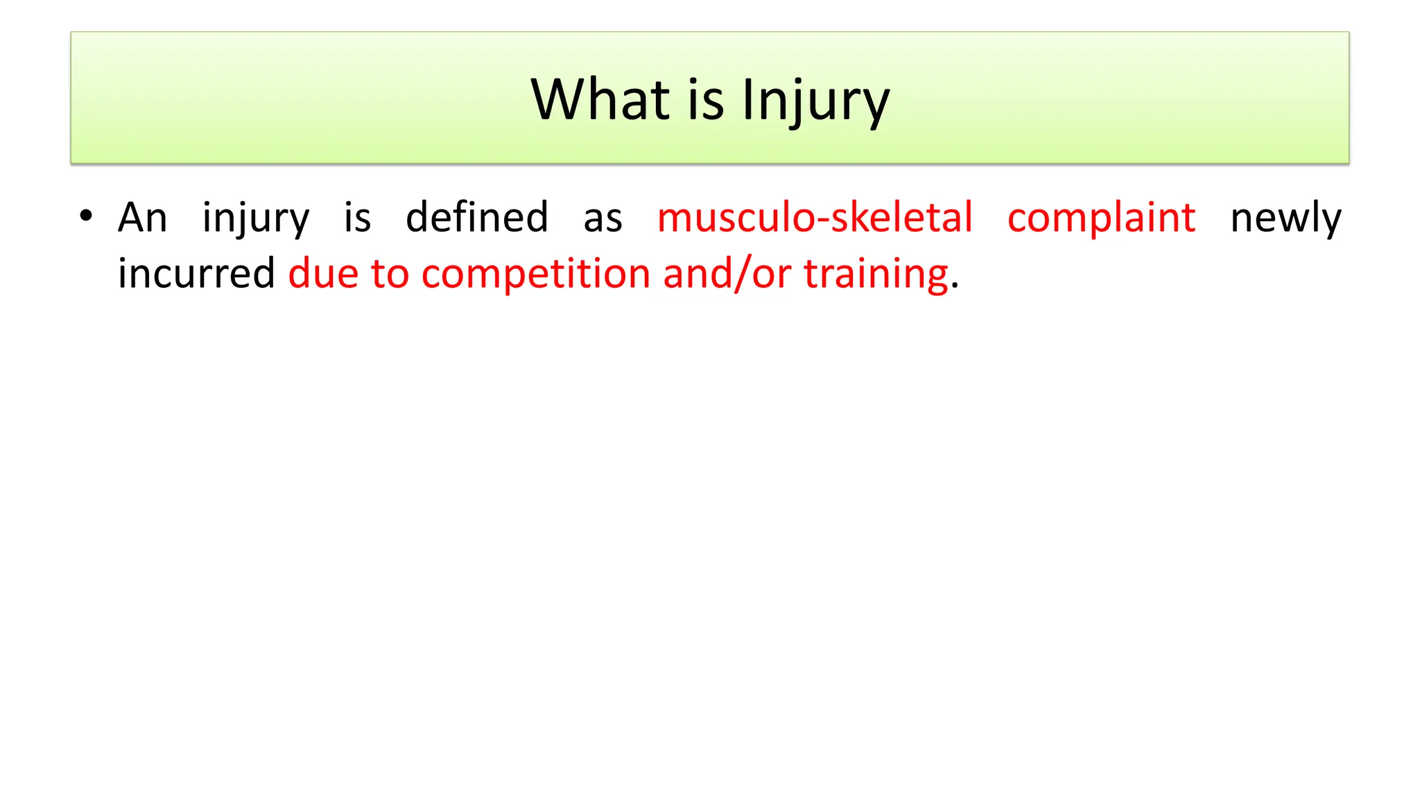 Bachelor in education notesCommon sports injuries.pptx