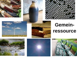 Gemein-
ressource
 