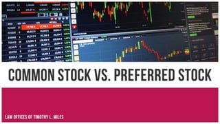 Common Stock vs. Preferred Stock 