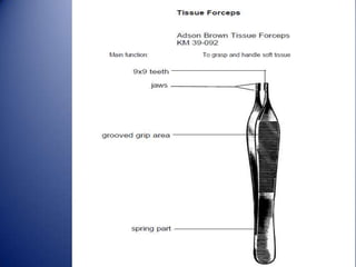 Common surgical instruments | PPTX