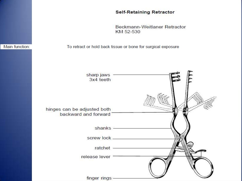 Common surgical instruments