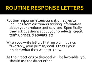 Common Types of Business Letters | PPTX