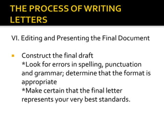 Common Types of Business Letters | PPTX