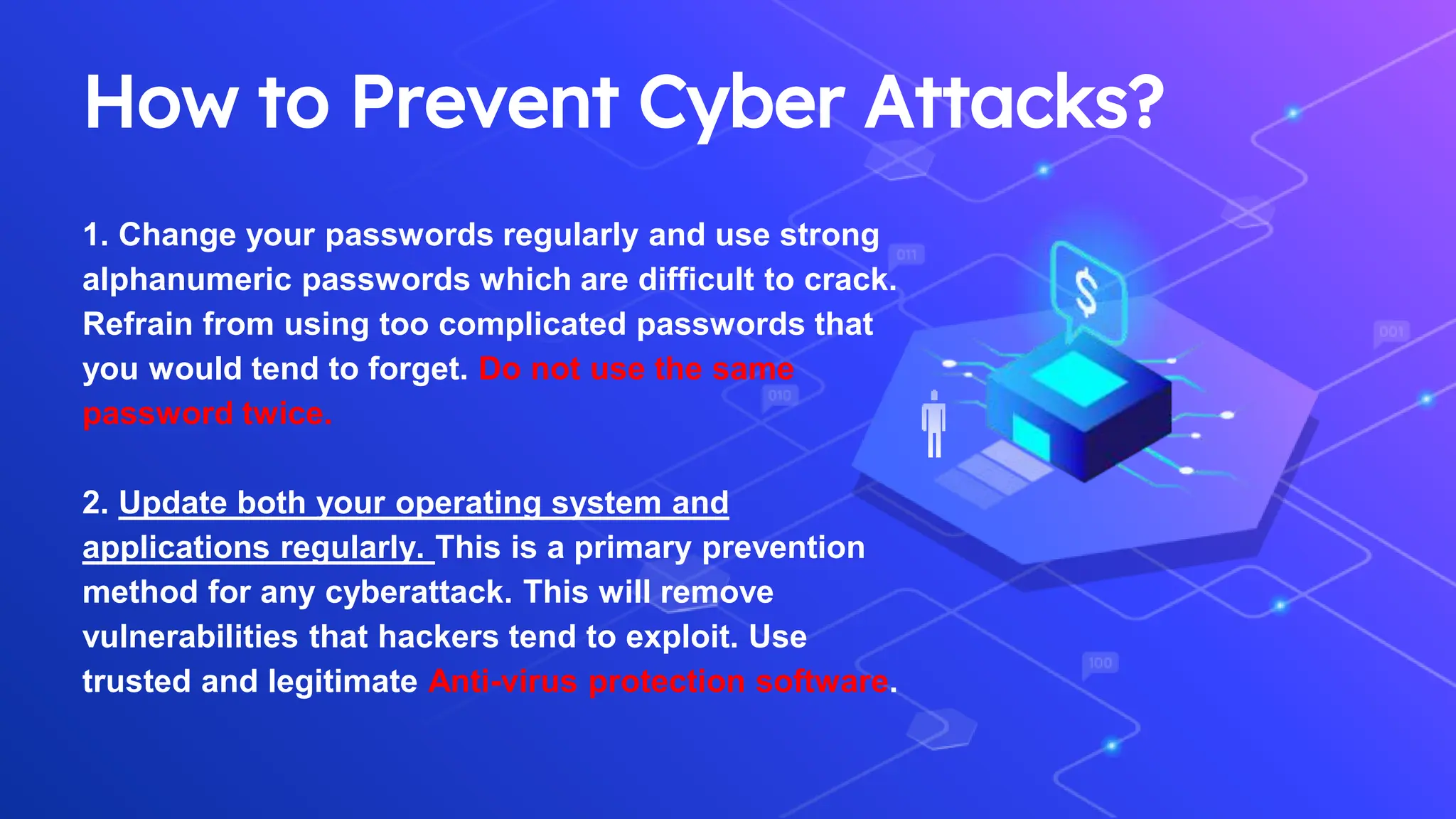 Common Types of Cyber Attacks & How to Prevent Them.pptx | Internet ...