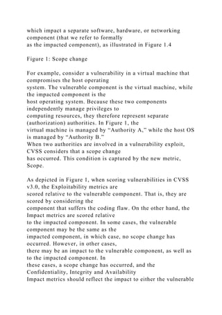 Common Vulnerability Scoring System v3.0User GuideThe C.docx