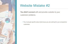 7 Most Common Website Mistakes and How to Avoid Them | PPTX