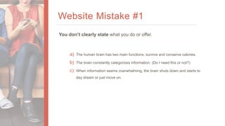 7 Most Common Website Mistakes and How to Avoid Them | PPTX