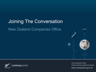 Joining The Conversation New Zealand Companies Office 