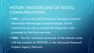 Introduction to digital communications systems | PDF