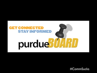 #CommSucks
 