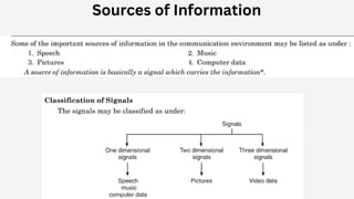 Sources of Information
 