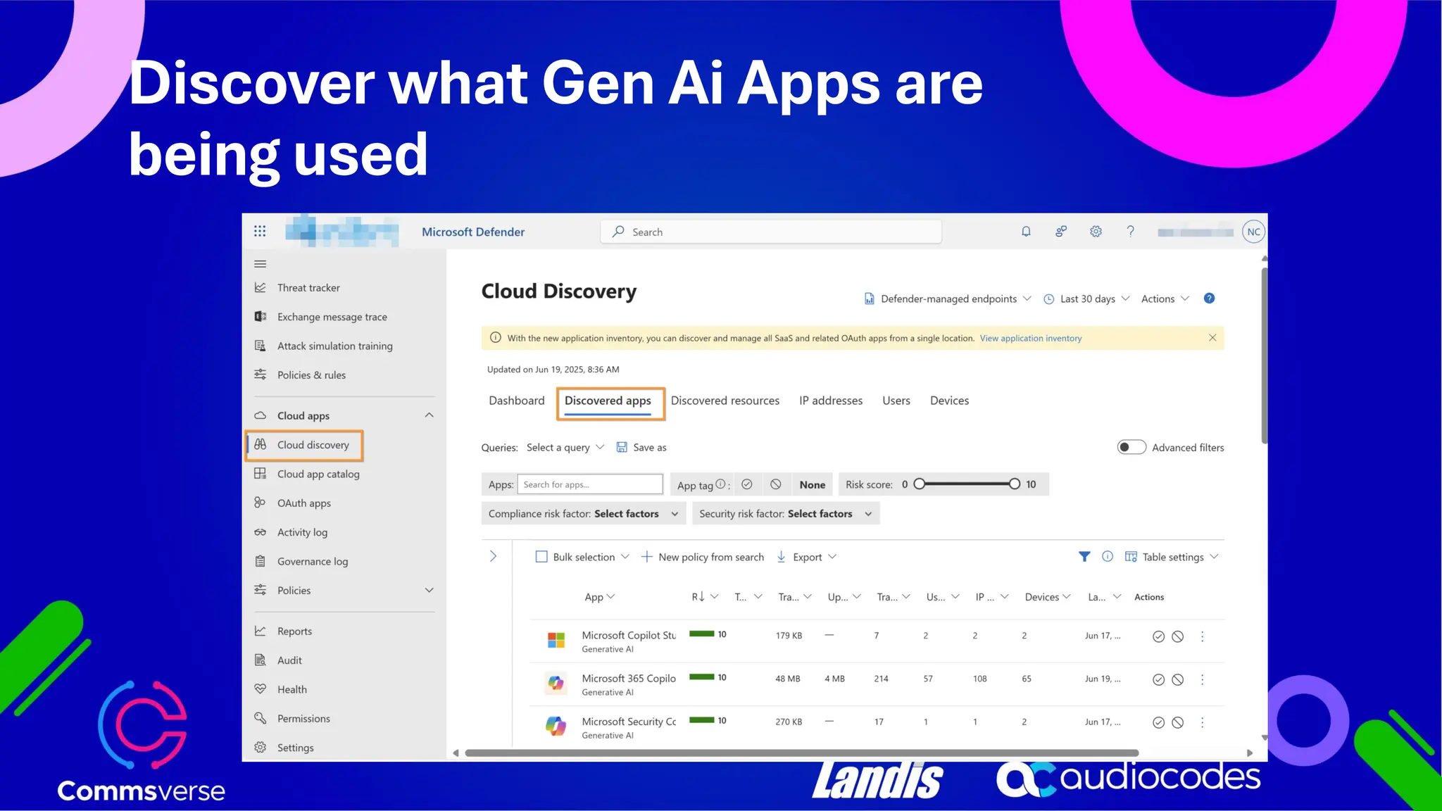 Discover what Gen Ai Apps are being used 