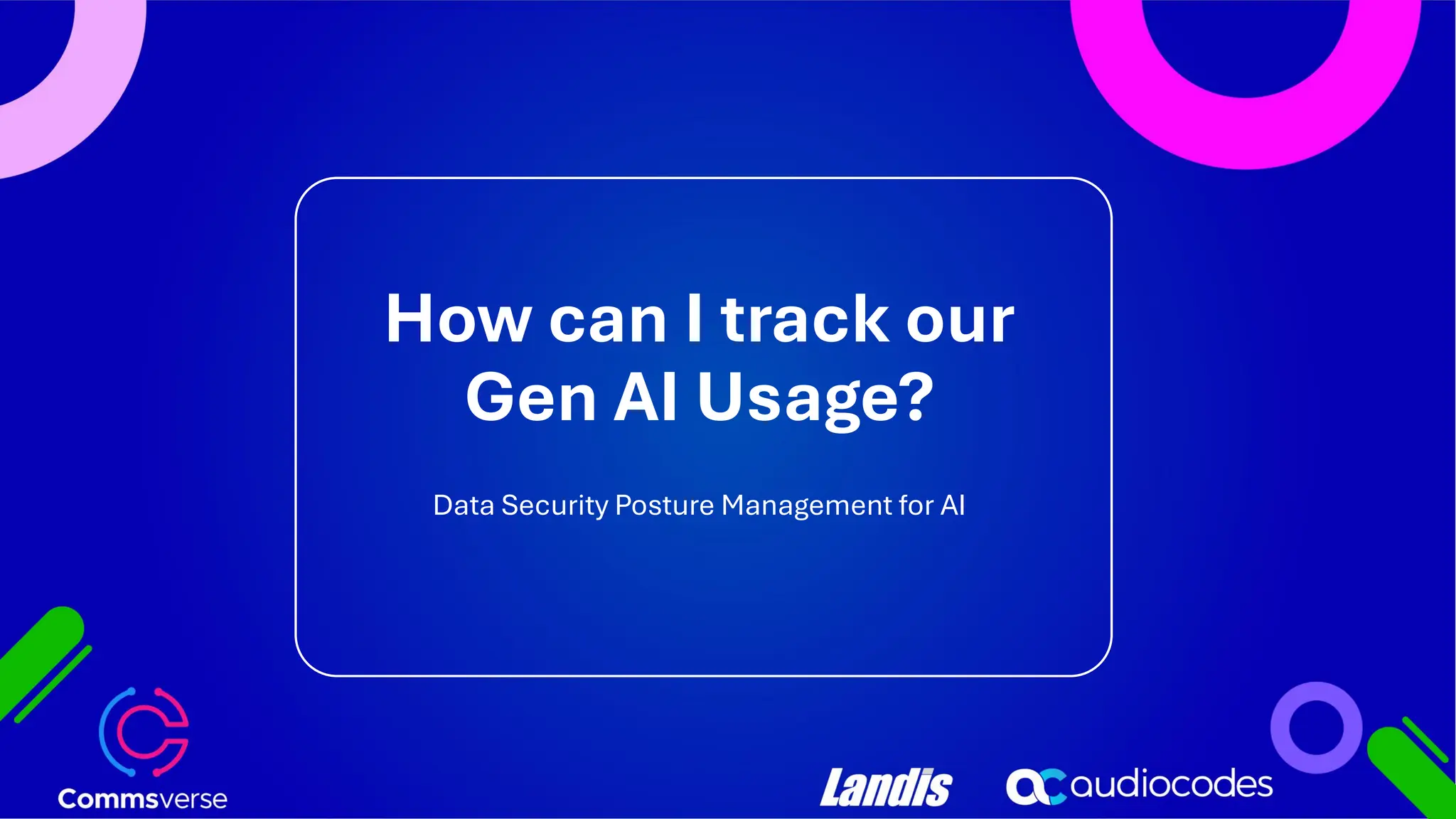 How can I track our Gen AI Usage? Data Security Posture Management for AI 