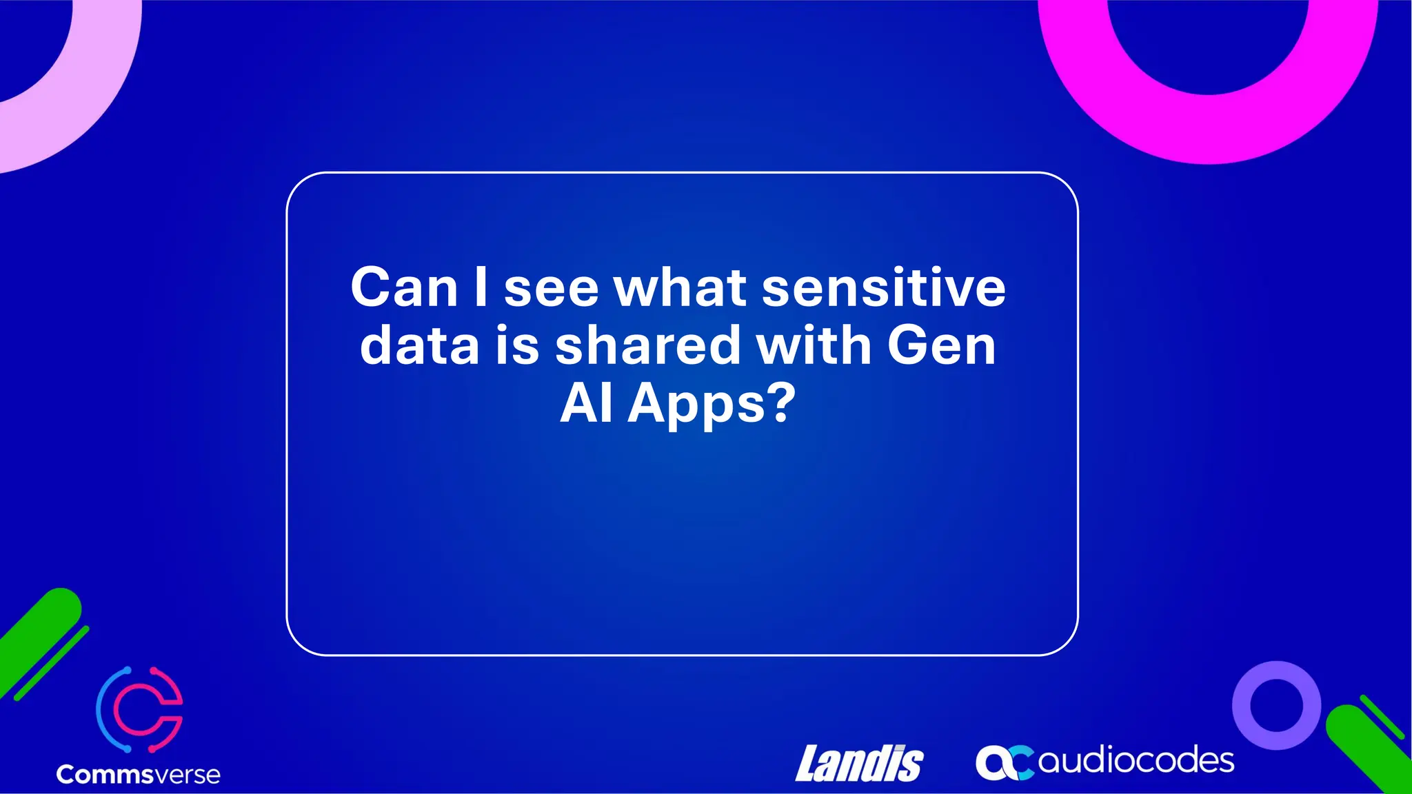 Can I see what sensitive data is shared with Gen AI Apps? 
