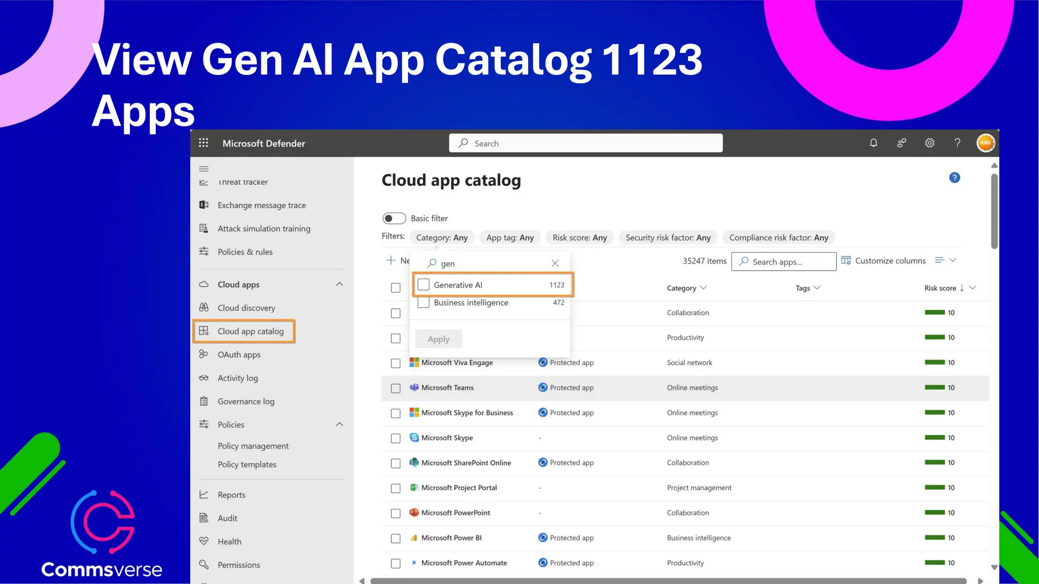 View Gen AI App Catalog 1123 Apps 
