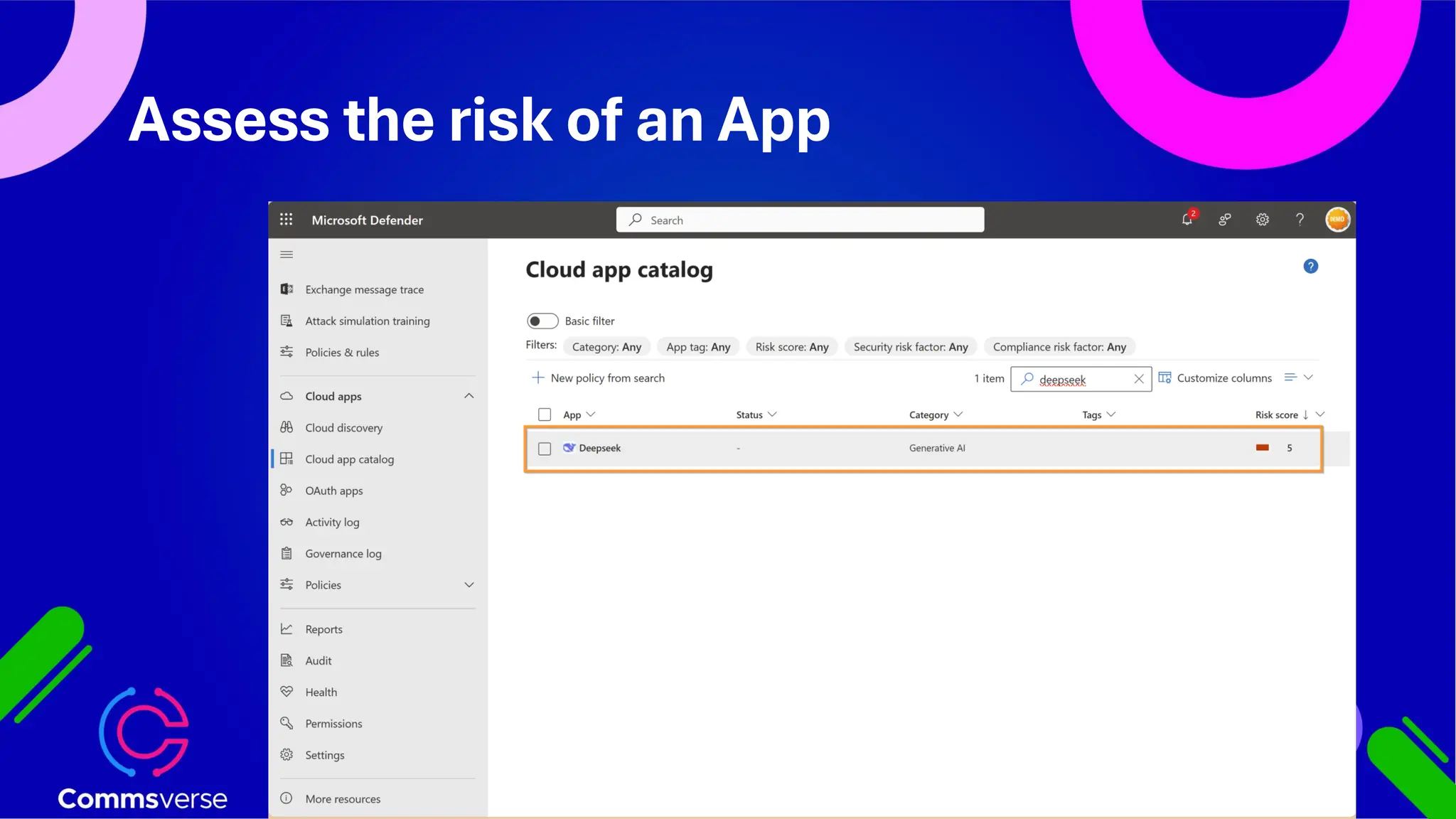 Assess the risk of an App 