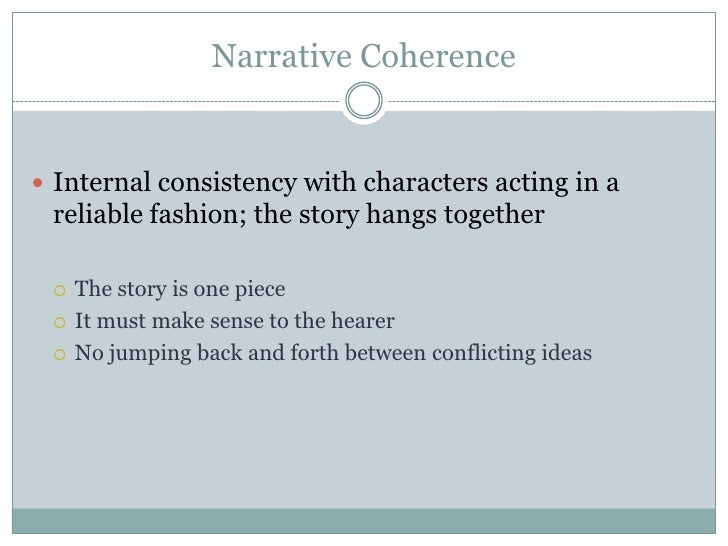 theory logical coherence evaluation theory logical coherence evaluation