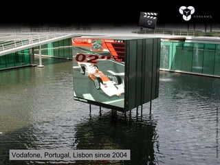 Comunicação Multissensorial:
New Media | Mobile Control
Os novos rumos das linguagens publicitárias




                                              Copyright © 2008 YDreams. All rights reserved.
Vodafone, Portugal, Lisbon since 2004
 