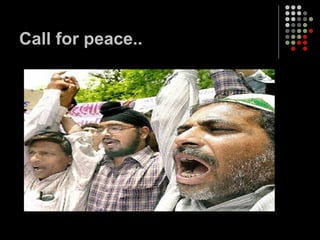Call for peace.. 