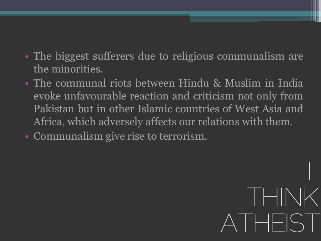 Communalism Final Ppt