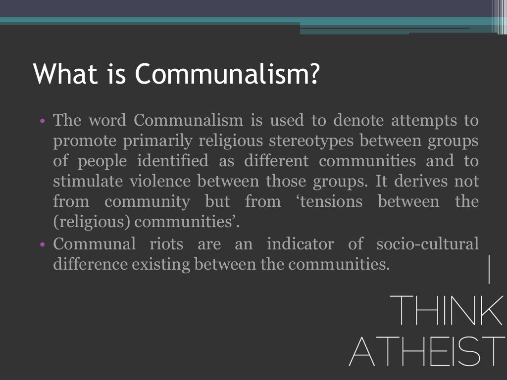 Communalism final ppt