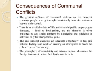Communal Riots Cause Communal riots | PPTX