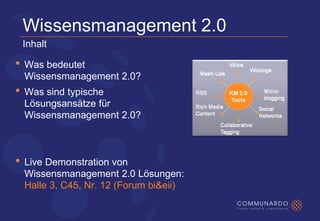Communardo Wissensmanagement 2.0 CeBit