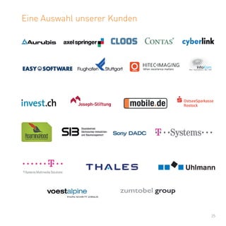 25
Eine Auswahl unserer Kunden
 